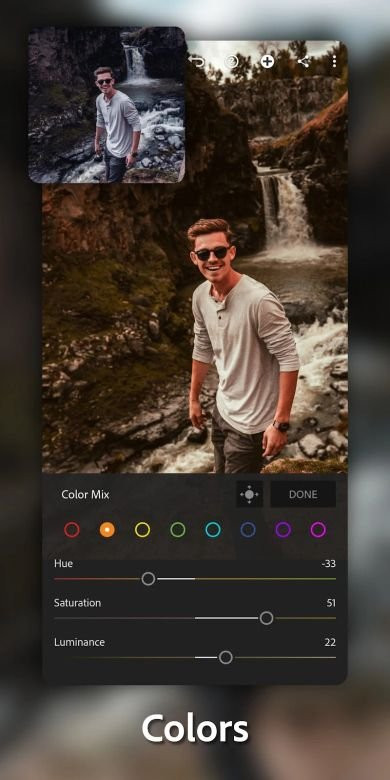 Giao diện dễ sử dụng của Adobe Lightroom CC