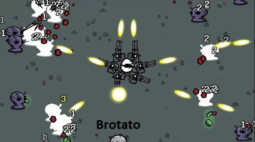 Brotato: Premium MOD APK 1.3.523 (Menu, Bất tử, Vô Hạn Tiền và Nguyên Tố, One hit)