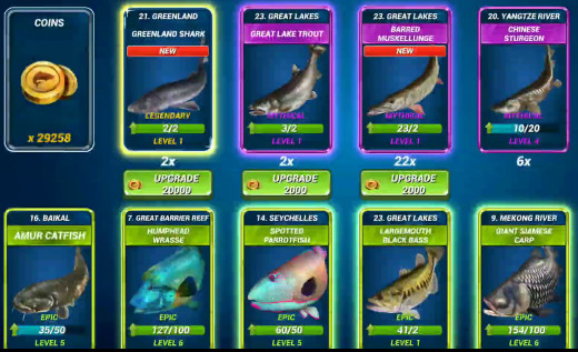 Cảnh trong Fishing Clash