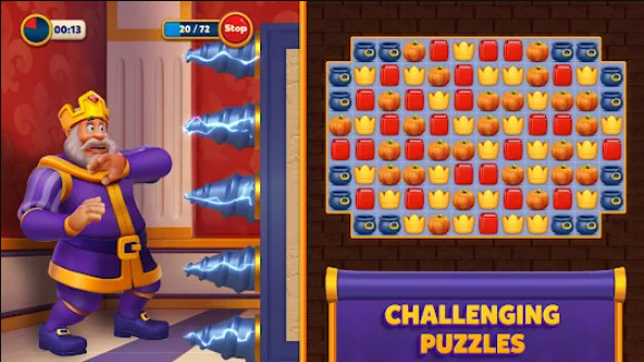 Royal Match MOD APK 18369 (Menu, Vô hạn tiền, Vô hạn Sao/Boost)