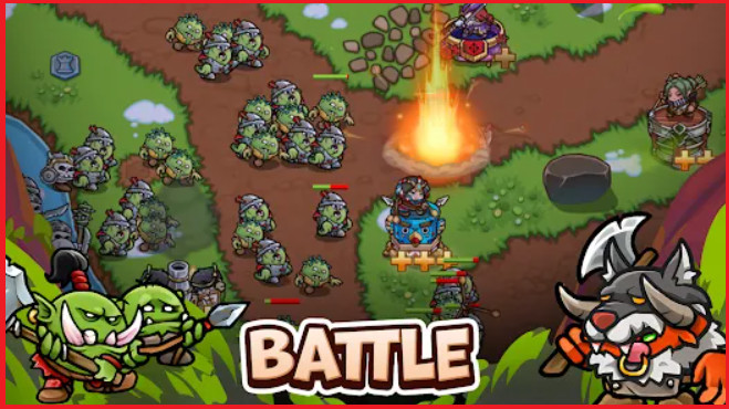 Crazy Defense Heroes Gameplay