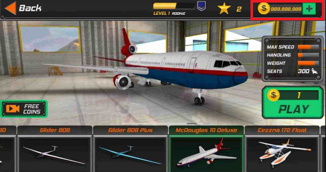 Gameplay Flight Pilot Simulator 3D
