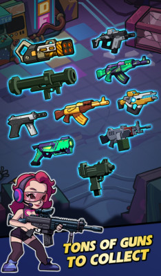 Hệ thống vũ khí trong Zombie Idle Defense