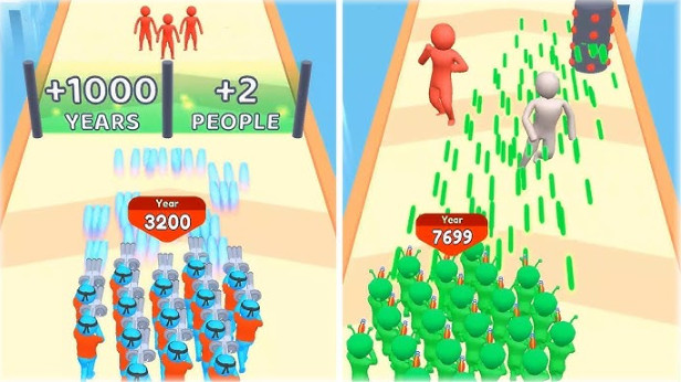Kẻ thù đông đảo trong game