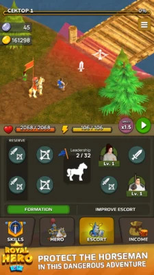 Tải Idle Royal Hero MOD (Menu, Rất Nhiều Tiền, Miễn Chết) 1.2.0 APK