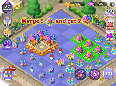 Tải Merge Witches MOD (Tiền Tiêu Thả Ga) v5.7.0 APK