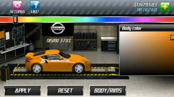 Xe trong Drag Racing