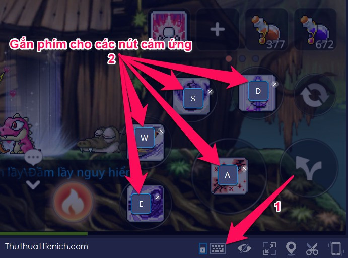 Hướng dẫn cách chơi Maplestory M trên máy tính dùng bàn phím &amp; chuột