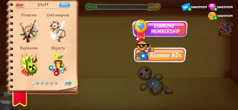 Tải Mod Kick the Buddy Apk v2.11.1 [Vô hạn tiền, Không quảng cáo]